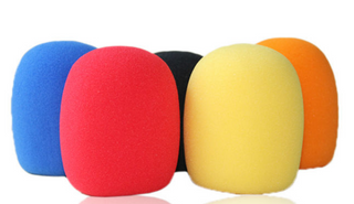 Cubierta de espuma de esponja de micrófonos de colores S14 para KTV