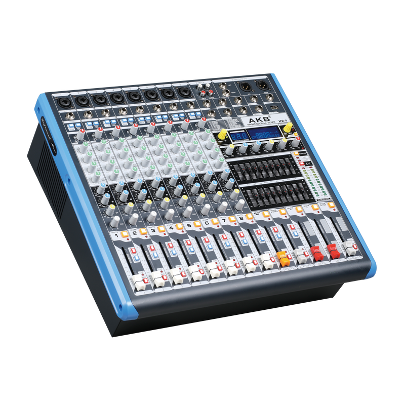 HR-8 audio Karaoke mezclador de eco con amplificador